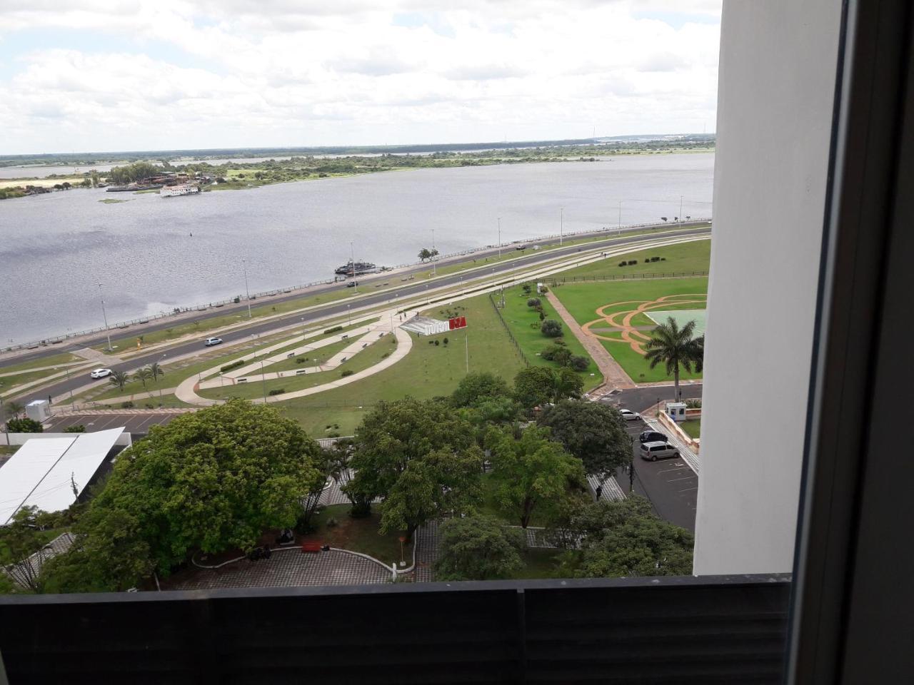 Centro De Asuncion Nuevo Apartamento, Comodo, Seguro, Piscina, Gimnasio Y Parking Zewnętrze zdjęcie